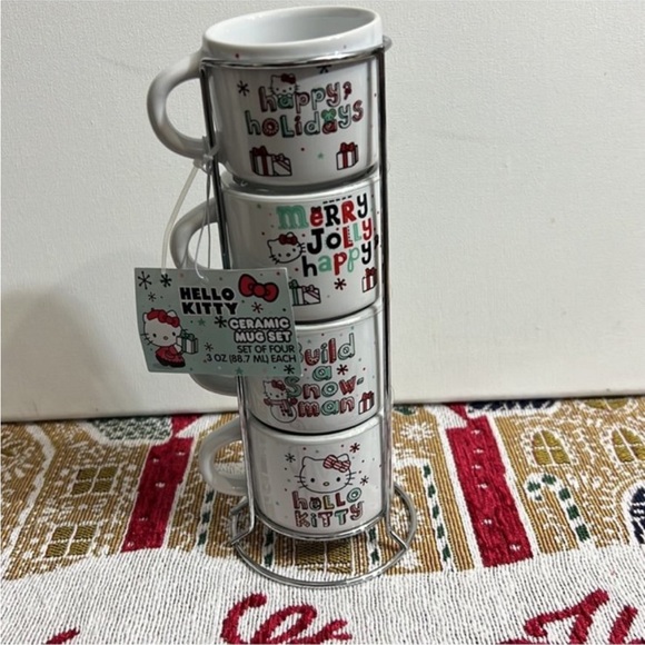 Hello Kitty Stackable Expresso Mug Set - Picture 5 of 8